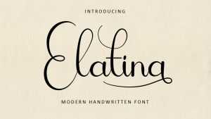 Elatina Font › Fontesk