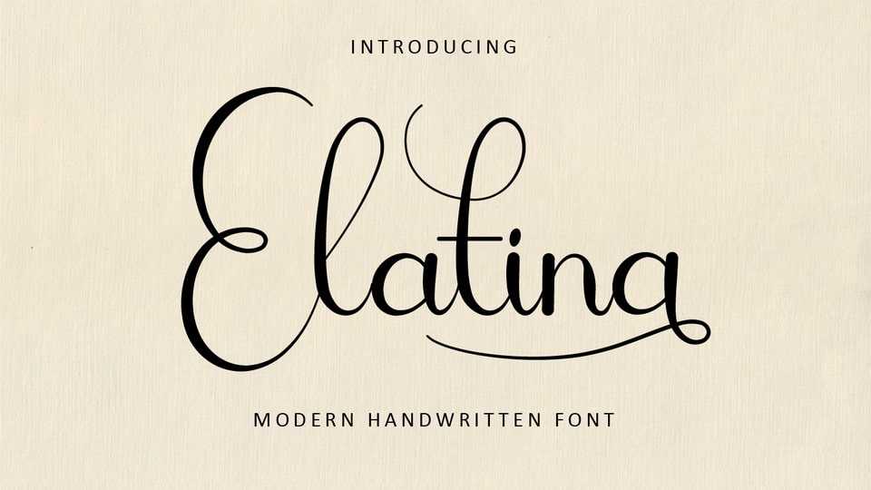 Elatina Font › Fontesk