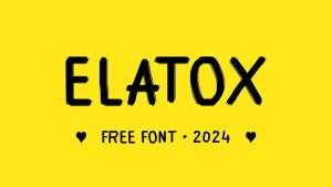 Elatox Font › Fontesk
