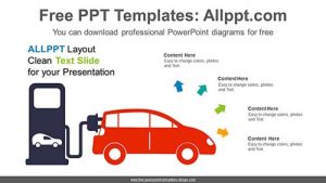 Electric Vehicle Charging PowerPoint Diagram