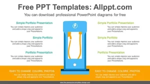 Electric Vehicle Charging Station PowerPoint Diagram
