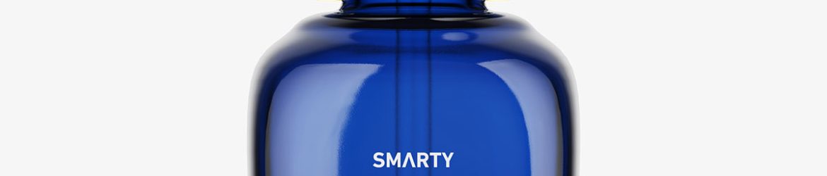 Elegant blue dropper bottle mockup Elegant blue dropper bottle mockup