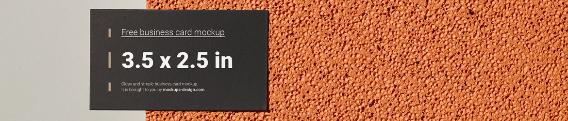 Elegant business card mockup - Instant Download