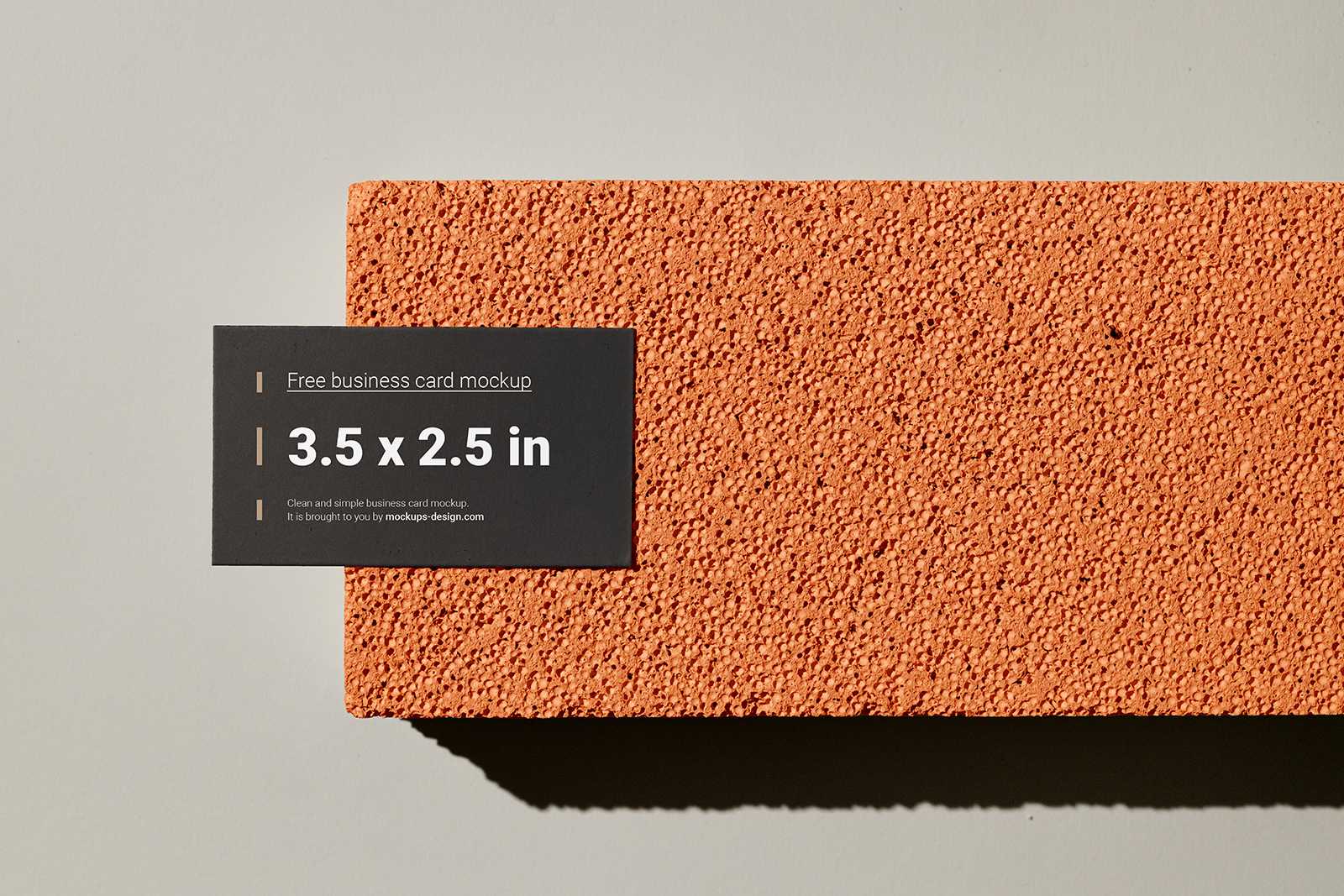 Elegant business card mockup - Instant Download