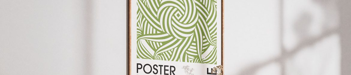 Elegant free poster mockup - Instant Download