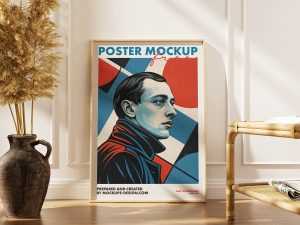 Elegant interior poster mockup - Instant Download