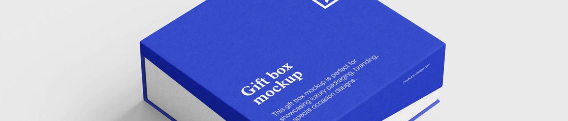 Elegant jewelry box mockup Elegant jewelry box mockup