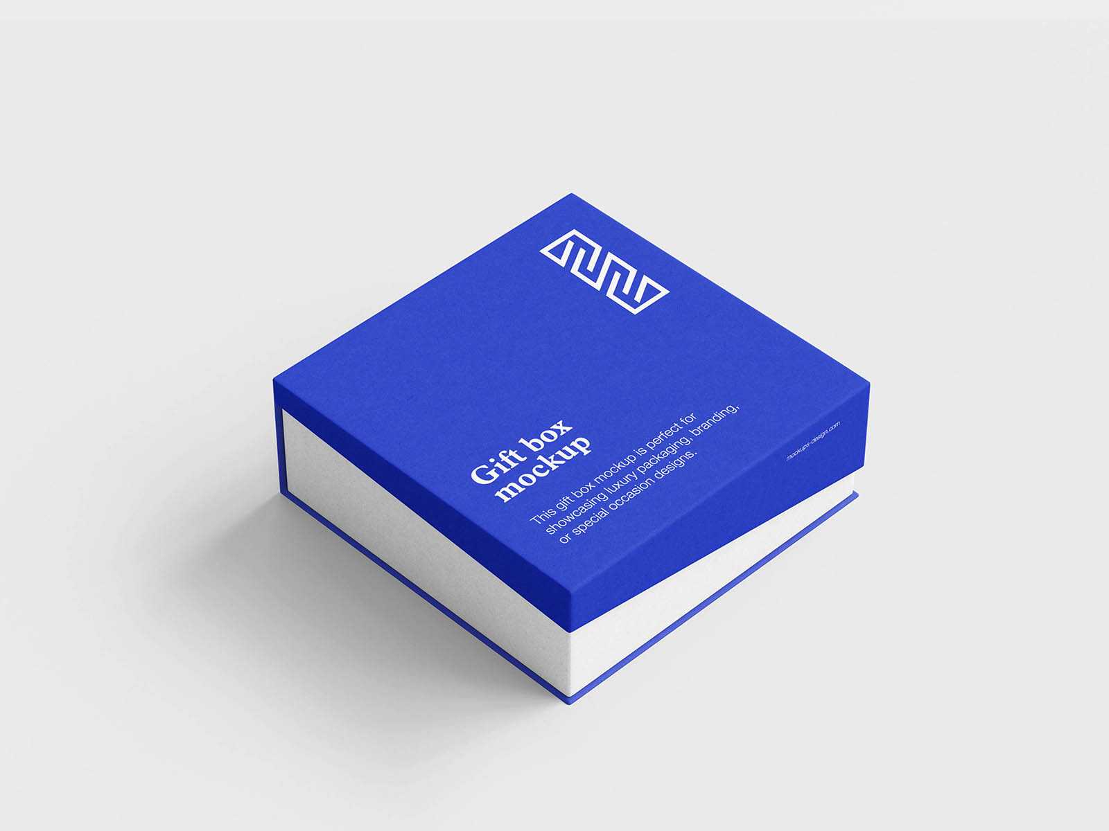 Elegant jewelry box mockup