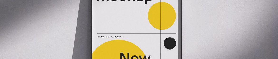 Elegant poster mockup on the floor - Instant Download Elegant poster mockup on the floor - Instant Download
