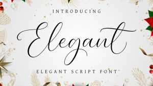 Elegant Script Font › Fontesk