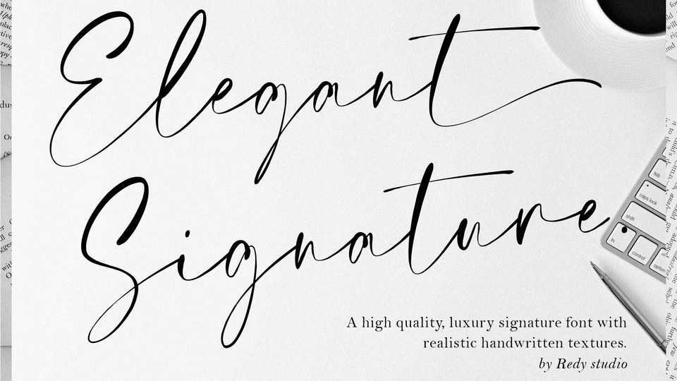 Elegant Signature Font › Fontesk