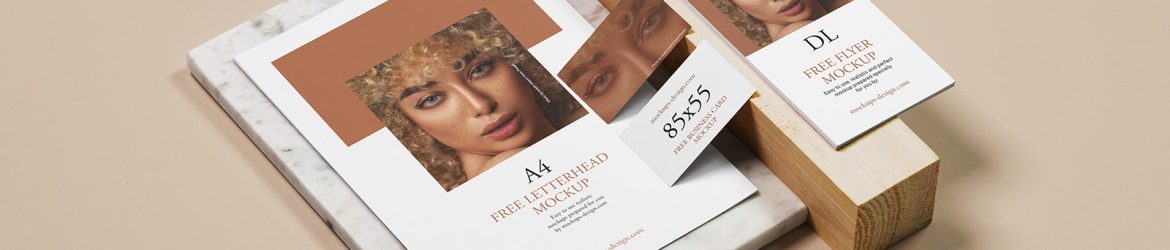 Elegant stationery mockup Elegant stationery mockup