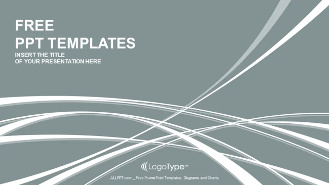 Elegant Waves-Abstract PowerPoint Templates