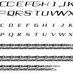 Elektra Font - Fonte Grátis Mapa de caracteres da fonte Elektra Font