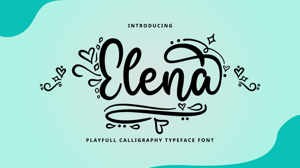 Elena Script Font › Fontesk