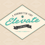 Elevate font - Fonte Grátis Elevate font