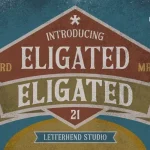 Eligated Font