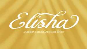 Elisha Script Font › Fontesk