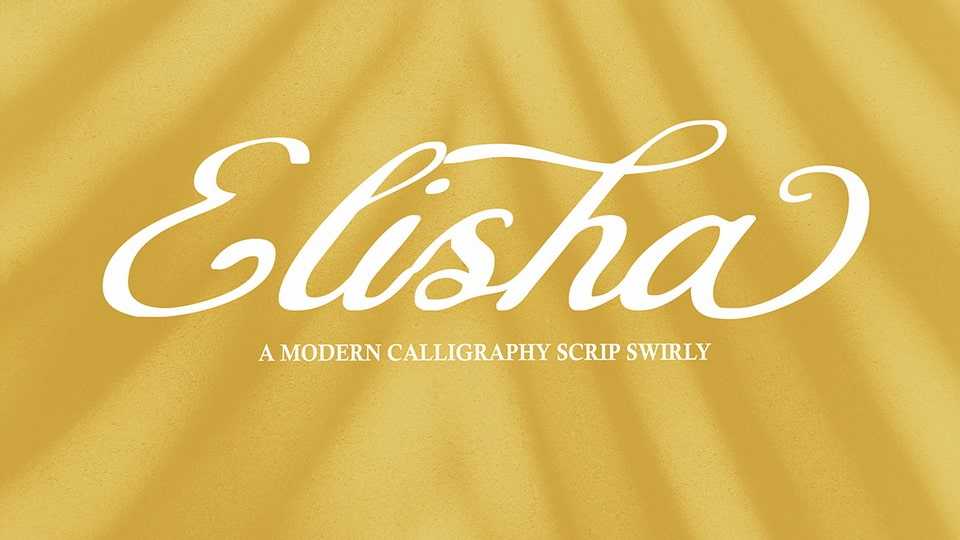 Elisha Script Font › Fontesk