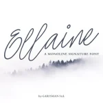 Ellaine Signature Font