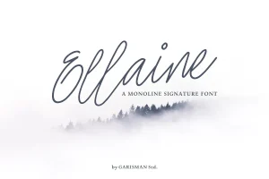 Ellaine Signature Font
