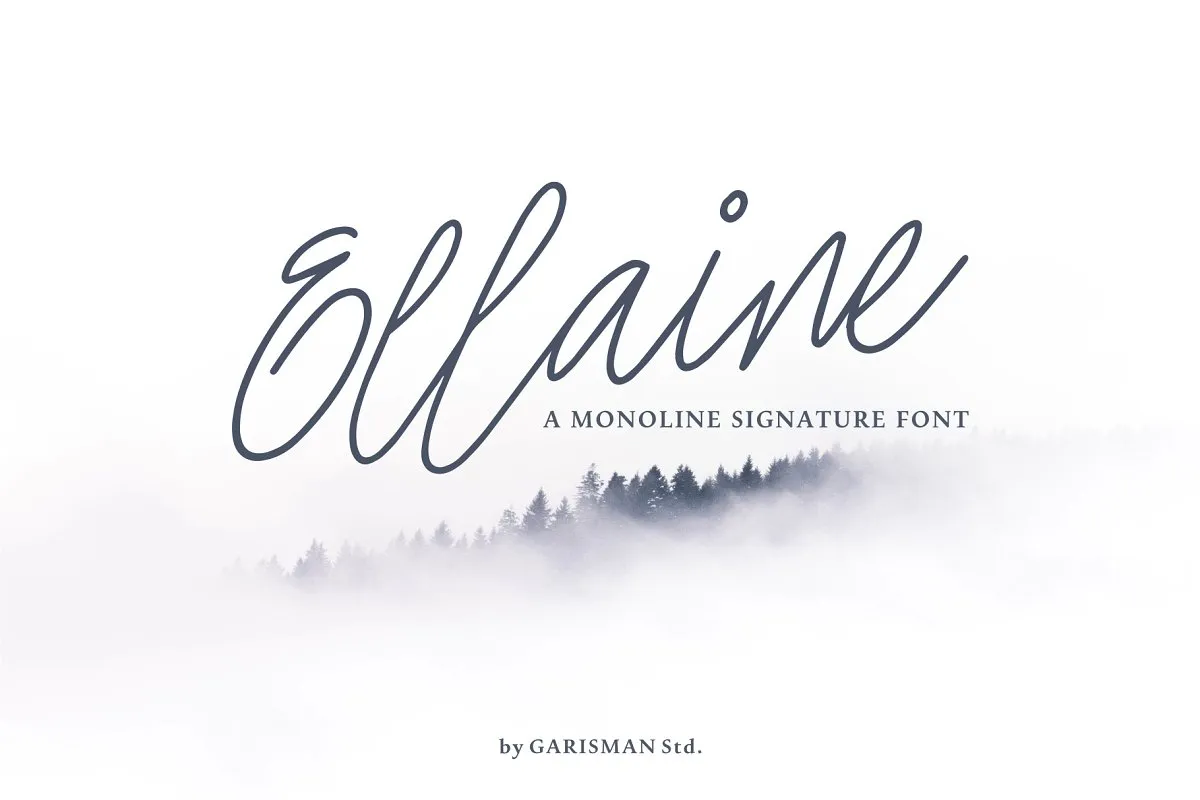 Ellaine Signature Font