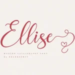 Ellise Calligraphy Font