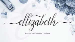 Ellizabeth Script Font › Fontesk