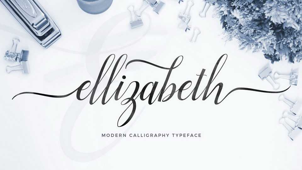 Ellizabeth Script Font › Fontesk