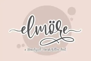 Elmore Calligraphy Font