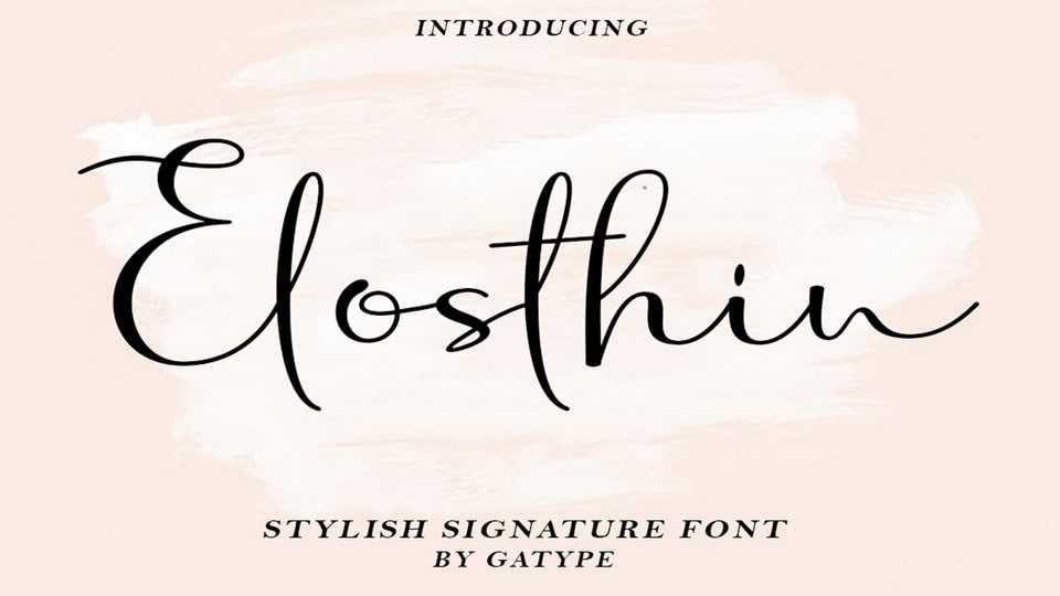 Elosthin Font › Fontesk