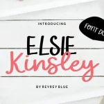 Elsie Kinsley Display Font Duo
