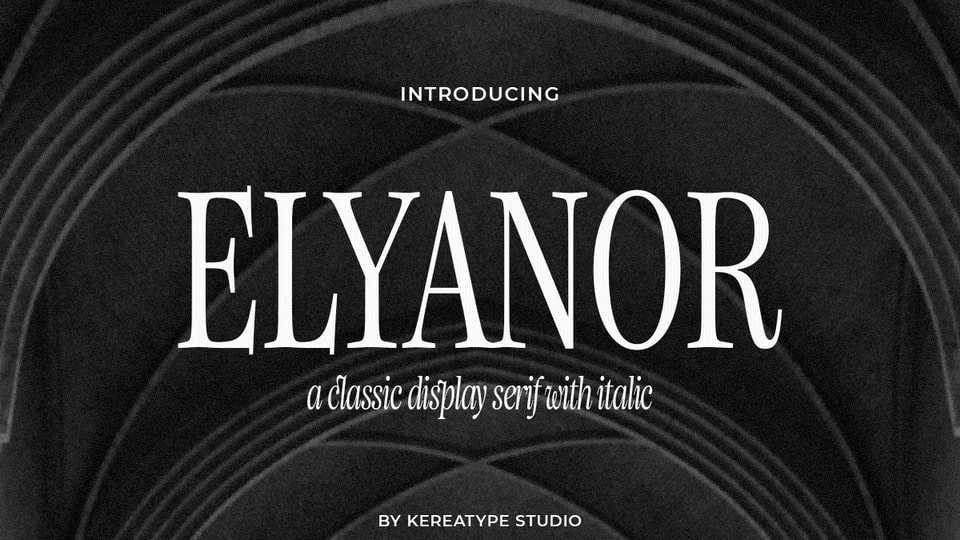 Elyanor Font › Fontesk