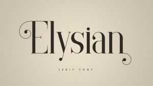 Elysian Font › Fontesk
