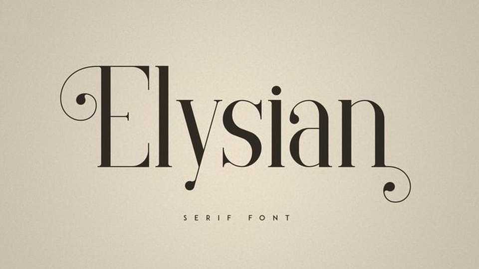 Elysian Font › Fontesk