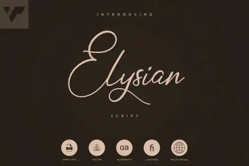 Elysian Script Typeface