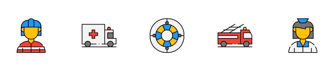 Emergency Services Icons