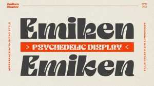 Emiken Display Font › Fontesk