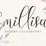 Emillisa Calligraphy Font - Fonte Grátis Emillisa Calligraphy Font