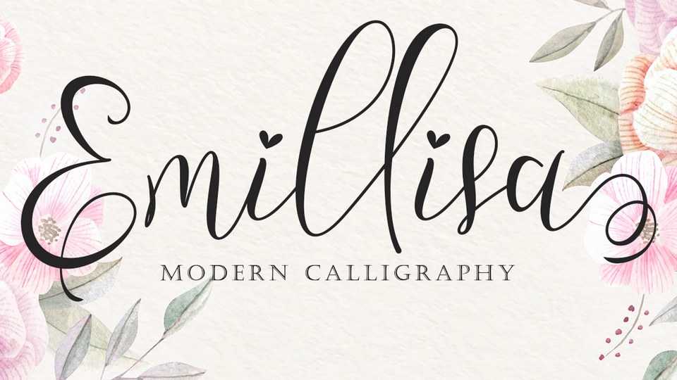 Emillisa Script Font › Fontesk