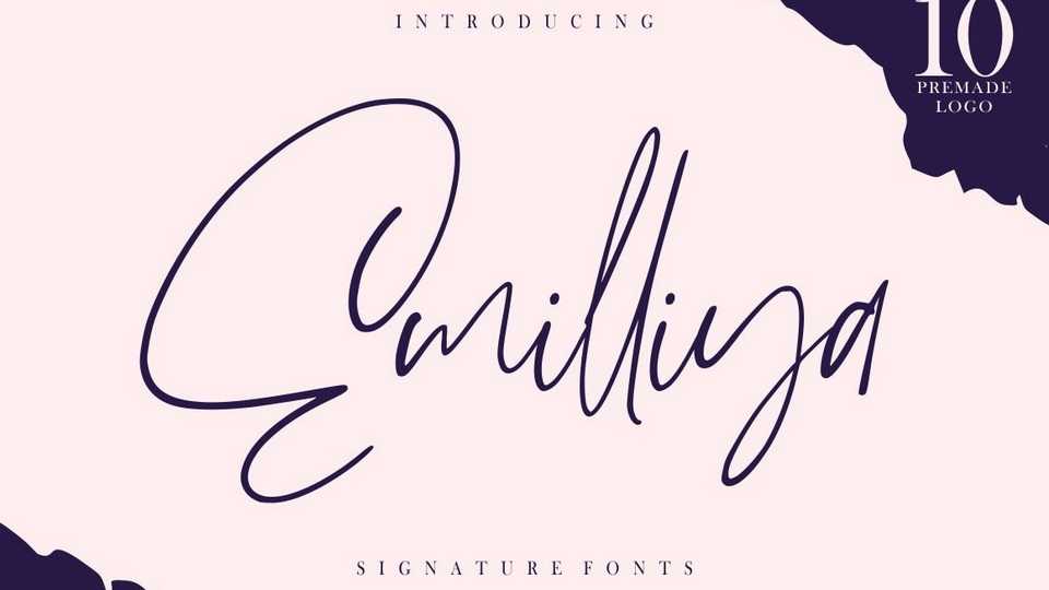 Emilliya Script Font › Fontesk