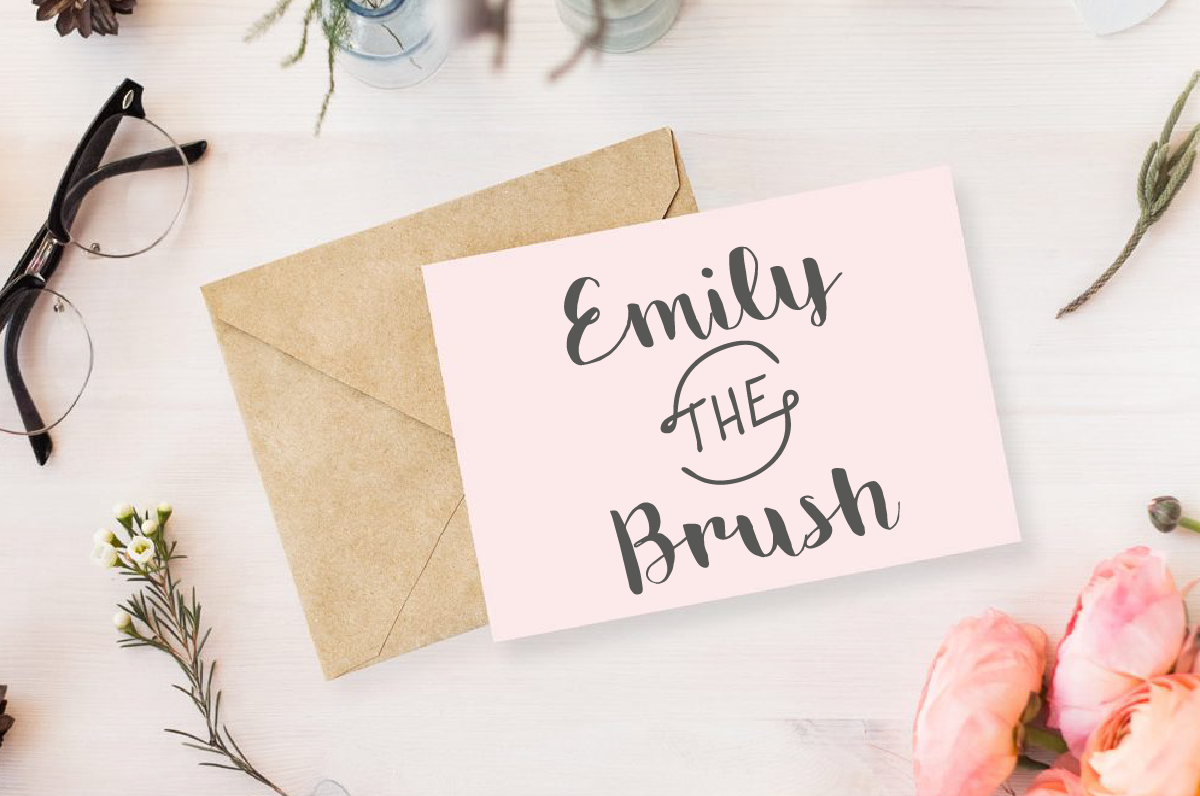 Emily The Brush Font