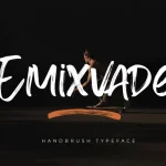 Emixvade Brush Font