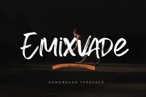 Emixvade Brush Font
