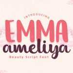 Emma Ameliya Font › Fontesk