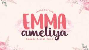 Emma Ameliya Font › Fontesk