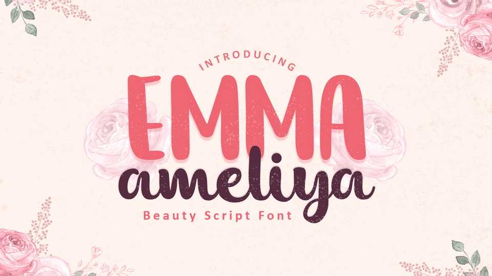 Emma Ameliya Font › Fontesk