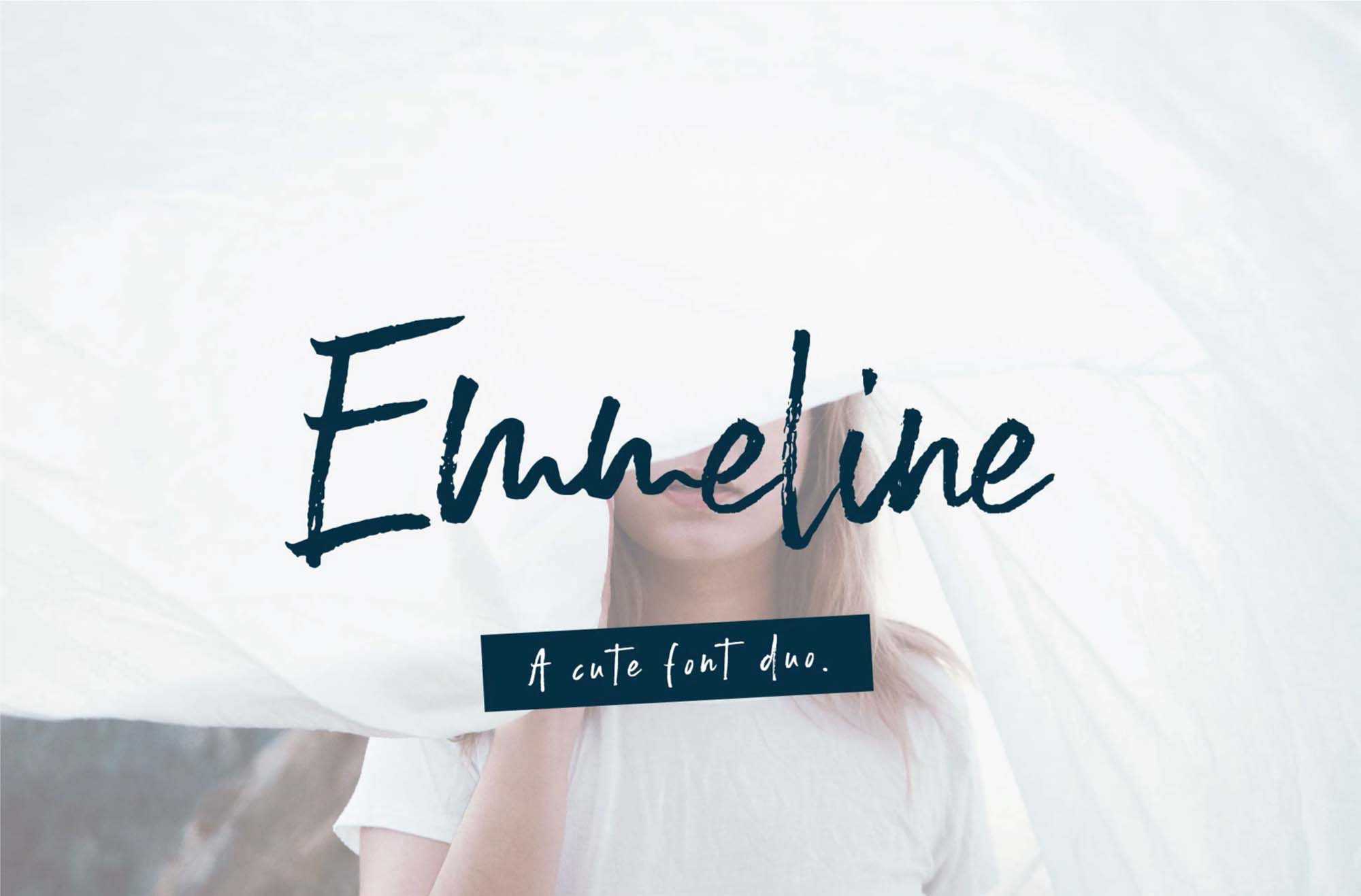 Emmeline Free Brush Font