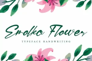 Emolka Flower Script Font