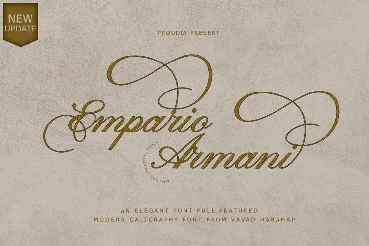 Empario Armani Font